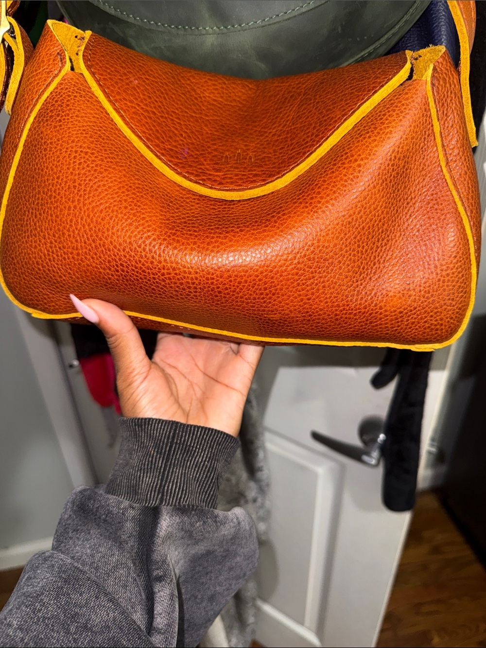 Portland leather small Neruda- sienna - Picture 6 of 6